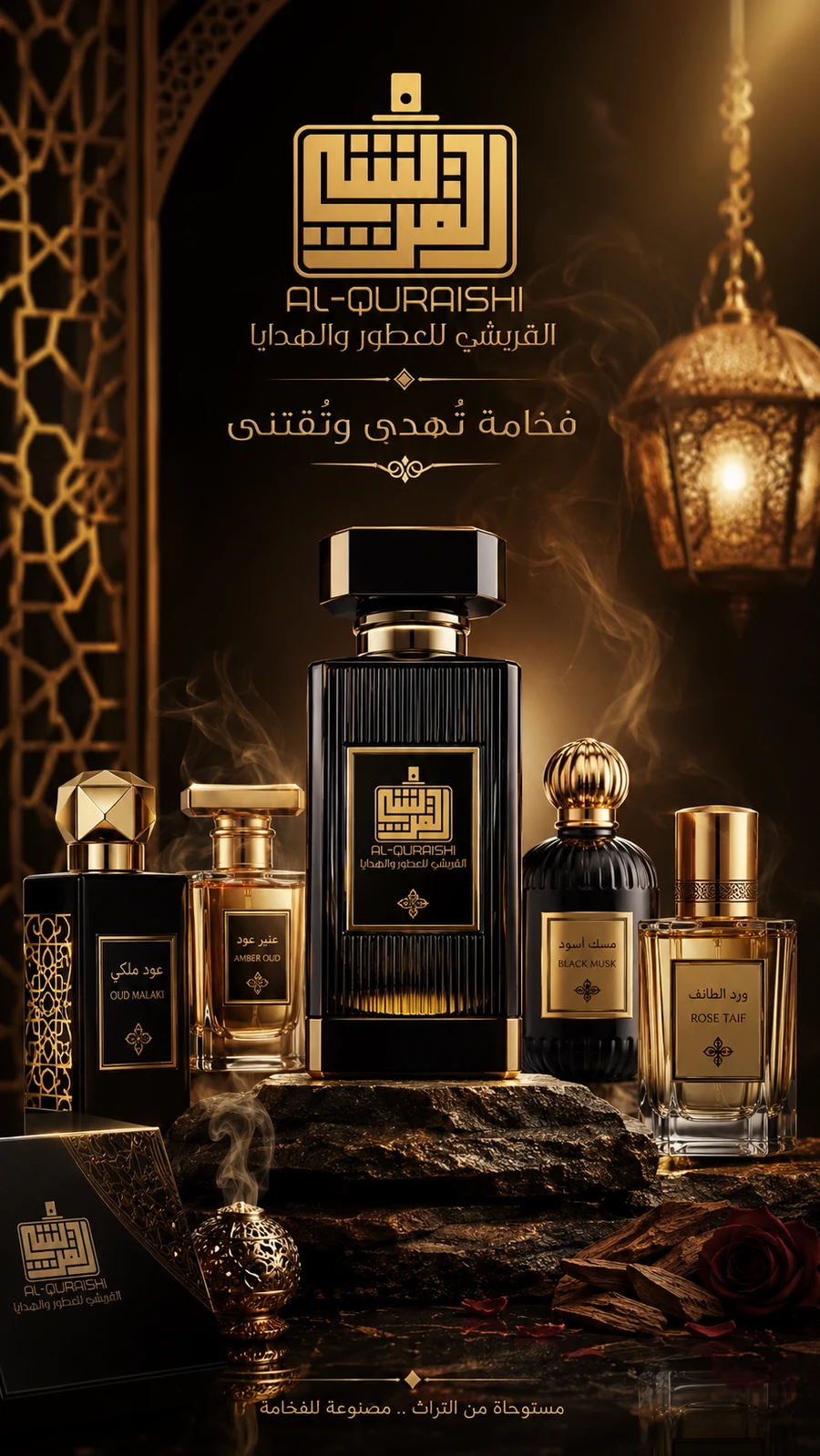 هوية قسم الساعات والهدايا لدى القريشي